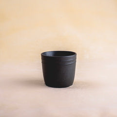 Black stone cup